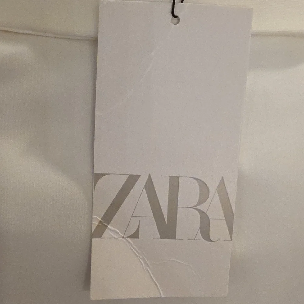 Zara women’s sporty White Mini Dress with center zipper. Size S new with tags - Picture 6 of 9
